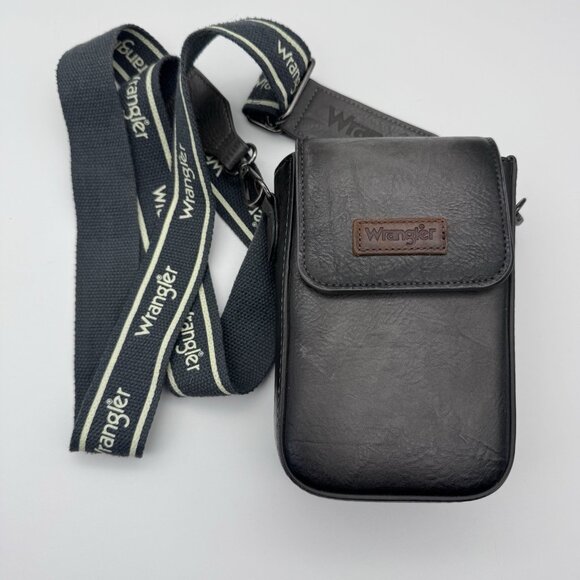 Wrangler Ladies Cell Phone Purse With Back Card Slots Crossbody Adjustable Strap - Picture 1 of 9